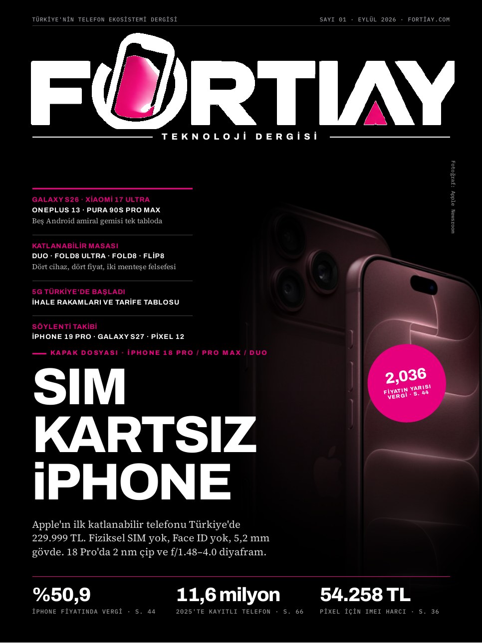 FORTIAY Sayı 01, sayfa 1